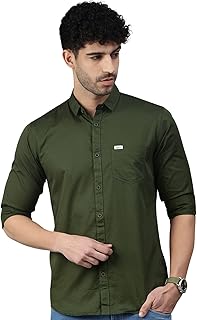 Men Classic Slim Fit Pure Cotton Casual Shirt