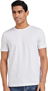 Men's Solid Cotton T Shirt | Round Neck | Half Sleeve | Plain-Regular Fit (Available in Plus Size and Combo Packs)