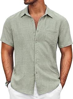 Men Cotton Regular Fit Shirt || Stylish (Resort-Slub)